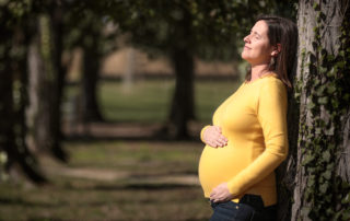 Sessão fotográfica de grávida em condeixa