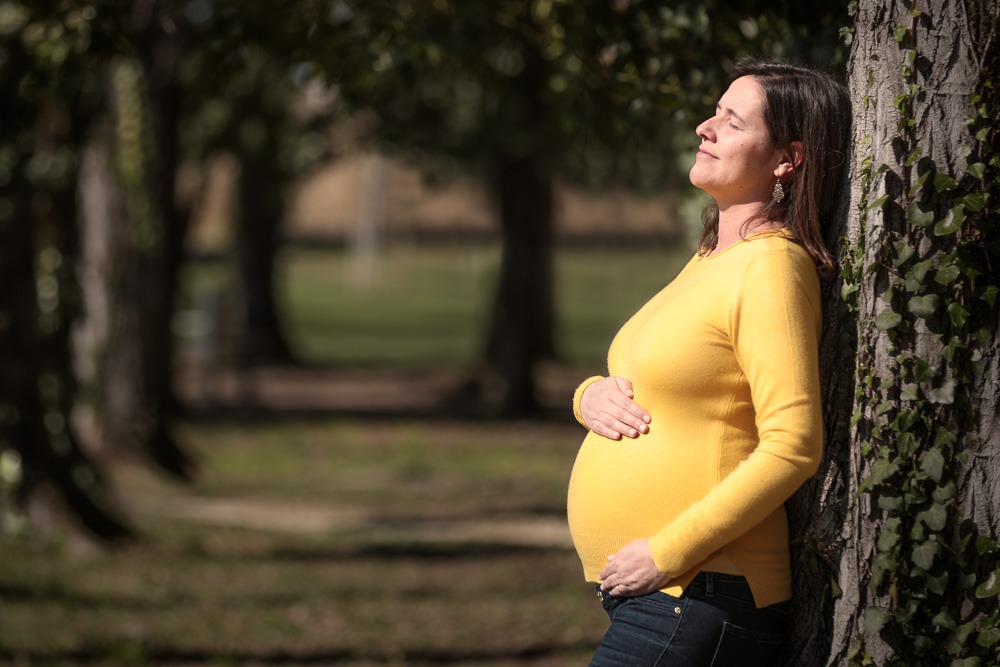 Sessão fotográfica de grávida em condeixa